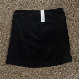 Black sued skirt
